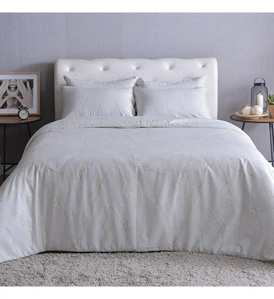 LUCKY MATTRESS 6 FT. CD 019 BED SHEET AND DUVET COTTON 100% SIGNATURE COTTON COLLECTION LIGHT GREEN Оригинал