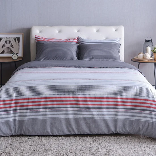 LUCKY MATTRESS 5 FT. CD 012 BED SHEET AND DUVET COTTON 100% SIGNATURE COTTON COLLECTION GREY Оригинал