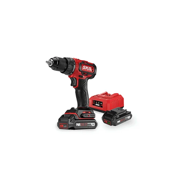 SKIL HD5294SE20 13mm. Hammer Drill Kit 20V Brushless Motor, Battery 2.0Ah x 2, Charger x1 / Red-Black Оригинал