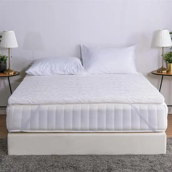 LUCKY MATTRESS 6 FT. WHITE THERMAL COOL MEMORY FOAM TOPPER Оригинал