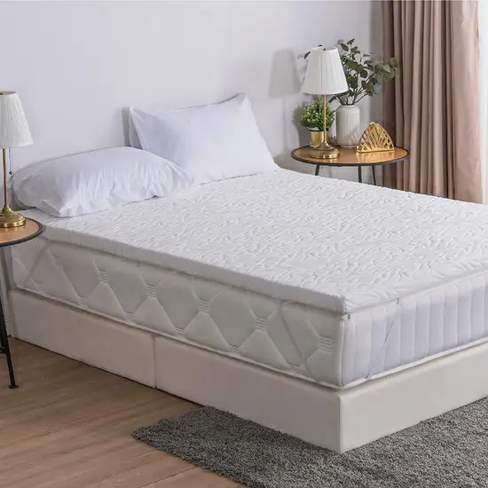 LUCKY MATTRESS 5 FT. WHITE THERMAL COOL MEMORY FOAM TOPPER Оригинал
