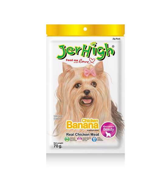 Jerhigh Banana Stick Dog Treat 60 G Оригинал