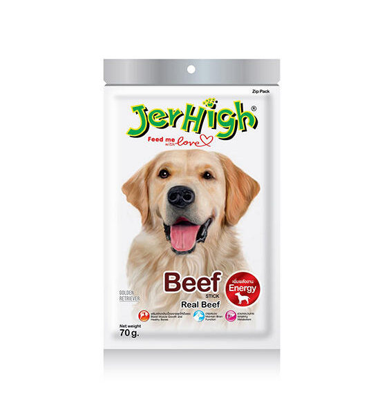 Jerhigh Beef Stick Dog Treat 60 G Оригинал