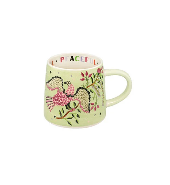 Cath Kidston LIGHT GREEN BILLIE MUG SPIRIT ANIMALS Оригинал