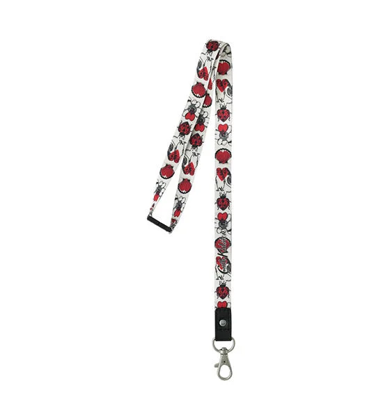Cath Kidston Cream Lanyard Shape My Heart Lanyard Оригинал