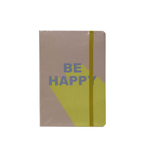 NO BRAND สมุดโน๊ตปกแข็ง BRAND TRADING ลาย Be Happy ขนาด A5 Оригинал