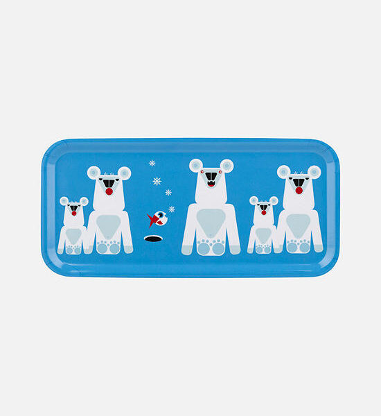 MARIMEKKO LIGHT BLUE JÄÄKARHU TRAY 15X32CM Оригинал