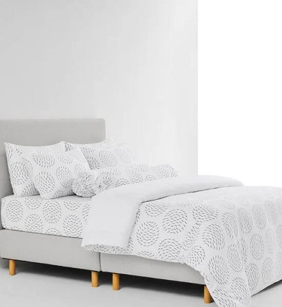 LOTUS COMFORTER 70x90 &BEDSET : BROOKLYN (4EA) 3.5F BR-02W - White Оригинал