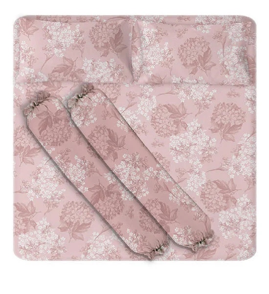 DUNLOPILLO Fitted Sheet Set - WELLINGTON DL-WL-02B 3.5ft.(3pcs.) Pink Оригинал