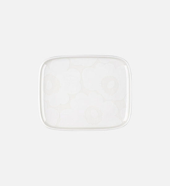 MARIMEKKO WHITE UNIKKO PLATE 15X12 CM Оригинал