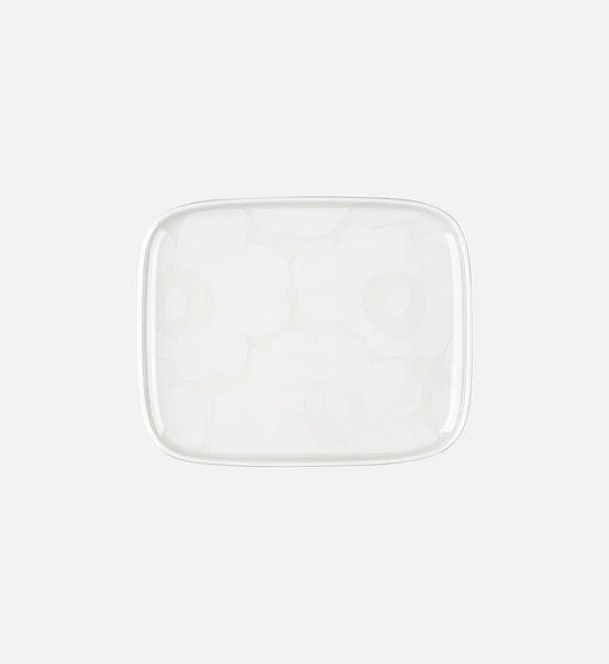 MARIMEKKO WHITE UNIKKO PLATE 15X12 CM Оригинал
