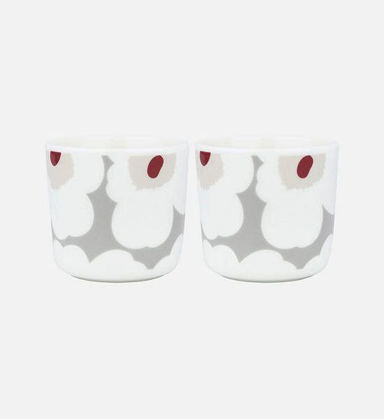 MARIMEKKO WHITE UNIKKO CUP W/O HANDLE 2DL 2PCS Оригинал