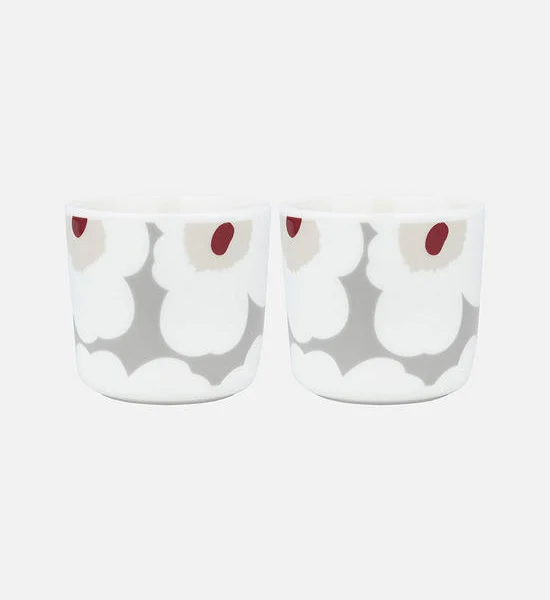 MARIMEKKO WHITE UNIKKO CUP W/O HANDLE 2DL 2PCS Оригинал