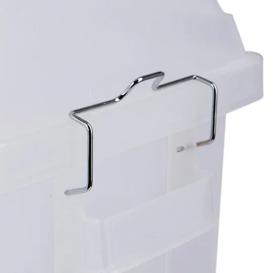 Basket PP Trash Bin With Lid White (31.3 Liter) Оригинал