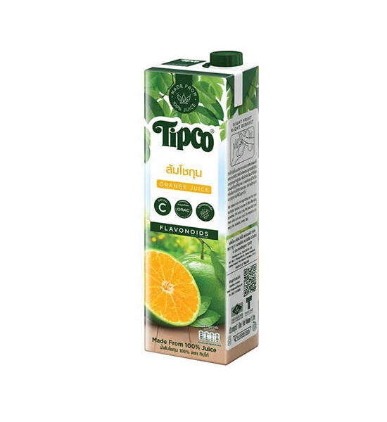 Tipco Shogun Orange juice 100% 1 Liter Оригинал