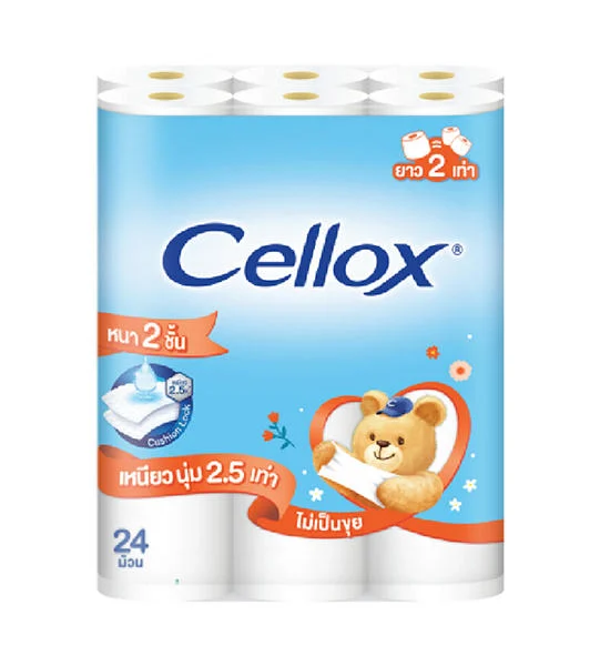 CELLOX CELLOX กระดาษชำระ รุ่น SuperExtra DoubleRoll แพ็ค 24 ม้วน Оригинал