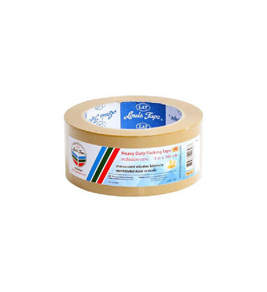 LOUIS Louis OPP Rubber Solvent Based Tape BrownColor 2"x100Y. Оригинал