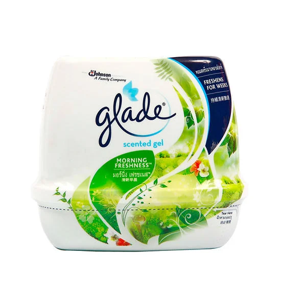GLADE GLADE เจลปรับอากาศ เกลด เซ็นท์เต็ด มอร์นิ่ง เฟรชเนส รุ่น SCENTED 180 กรัม Оригинал