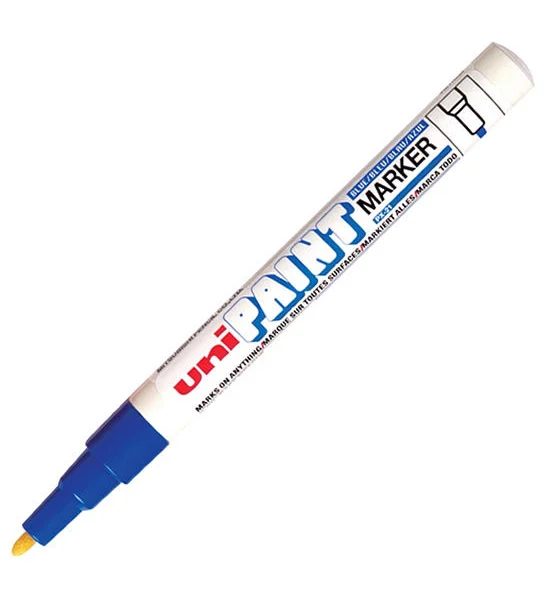 UNI UNI ปากกาเพ้นท์ (Paint Marker) 0.8-1.2 มม. PX-21 หมึกสีน้ำเงิน Оригинал