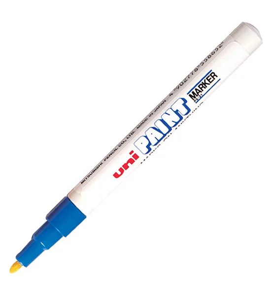 UNI UNI ปากกาเพ้นท์ รุ่น PX-21 สีฟ้า ขนาด 0.8-1.2 มม. Оригинал