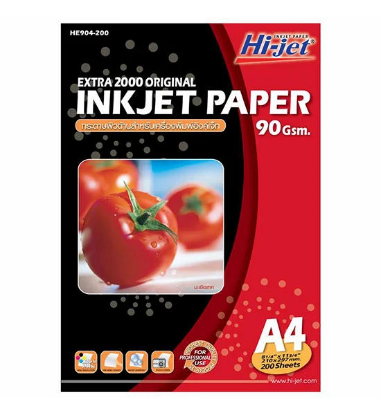 HI-JET HI-JET กระดาษอิงค์เจ็ท A4 90 แกรม แพ็ค 200 แผ่น รุ่น HE904-200 Оригинал