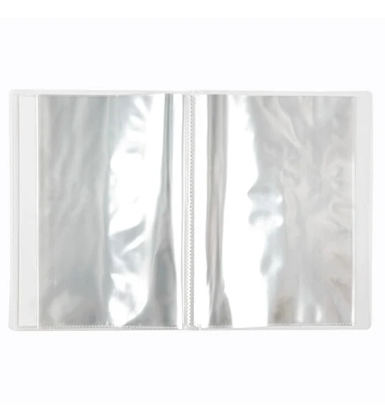FLAMINGO Flamingo View Binder For A4 Paper Model 9084 Clear White Color (20 Sheets/Book) Оригинал