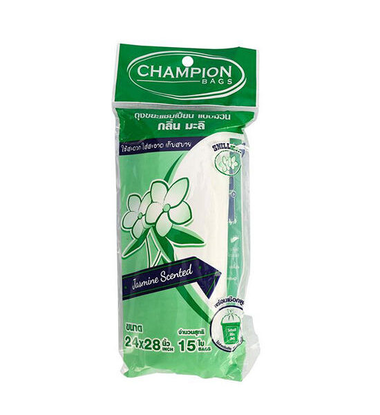 CHAMPION Jasmine Scented Garbage Bag 24"X28" (15/pack) Оригинал