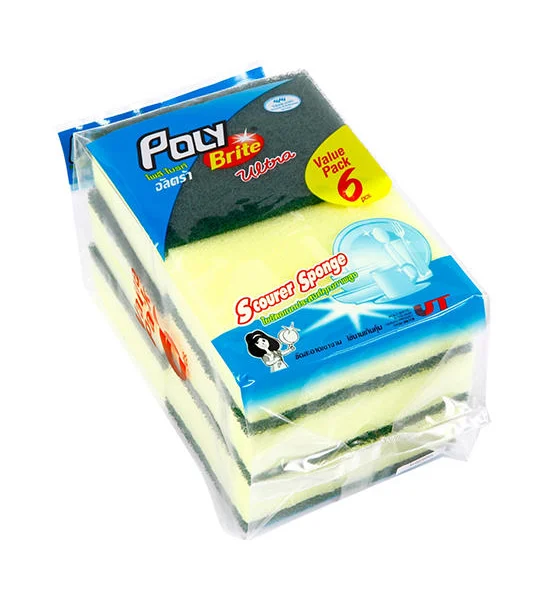 POLY-BRITE POLY-BRITE ใยขัดติดฟองน้ำ รุ่น 367-6 (แพ็ค 6 ชิ้น) Оригинал