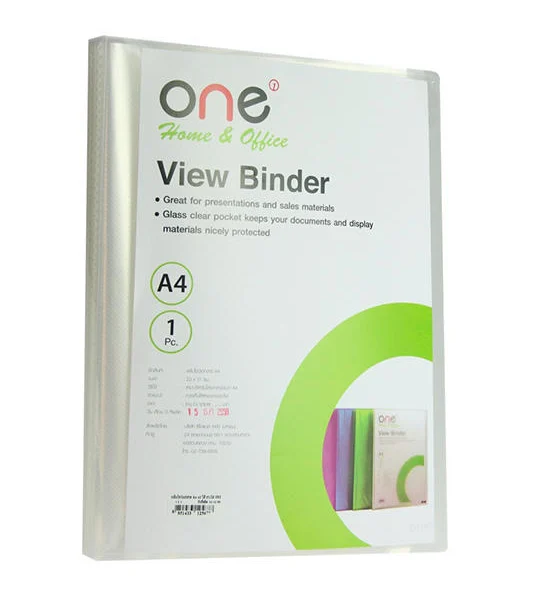 @ONE View Binder A4 Clear (40/Book) Оригинал