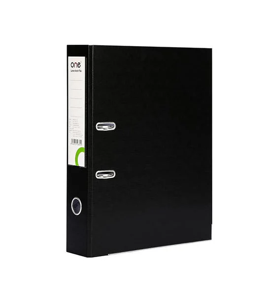 @ONE ONE แฟ้มสันกว้าง สีดำ ขนาด F4 สัน 3 นิ้ว (แพ็ค 6 เล่ม) Оригинал
