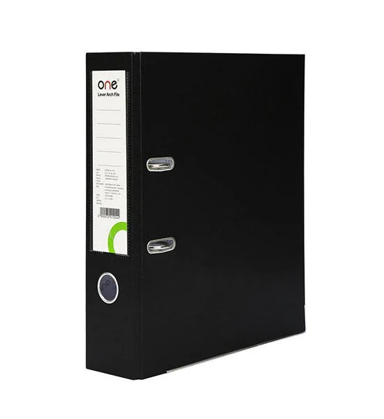 @ONE ONE แฟ้มสันกว้าง สีดำ ขนาด A4 สัน 3 นิ้ว (แพ็ค 6 เล่ม) Оригинал