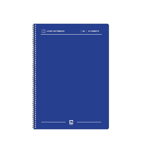 ELEPHANT Elephant Wirebound Notebook B5 70gsm. B W-001B Blue Оригинал