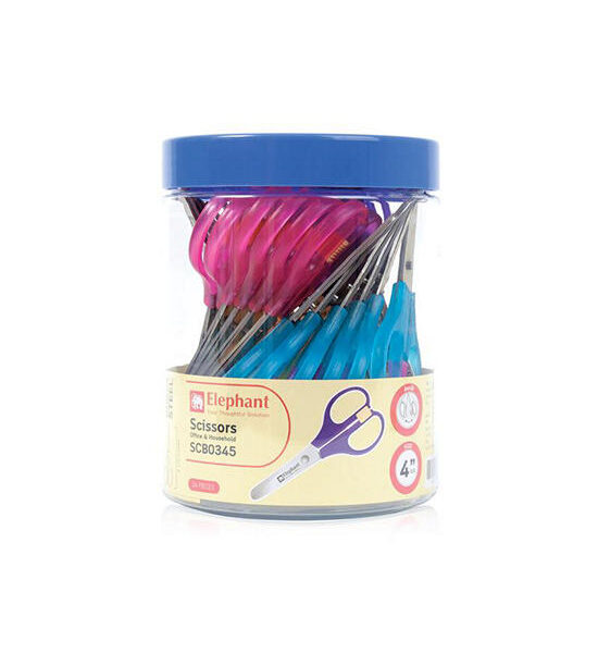ELEPHANT ELEPHANT กรรไกร รุ่น SCB0345 DM คละสี ขนาด 4 1/2 นิ้ว (แพ็ค 24 อัน) Оригинал