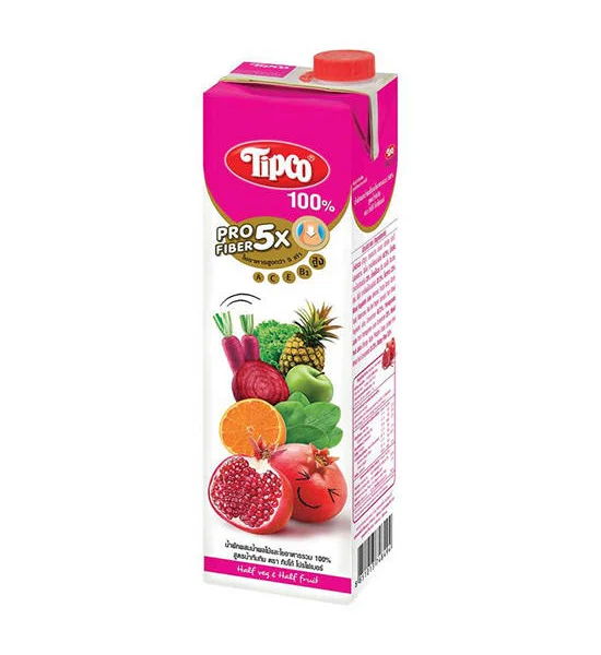 Tipco Ruby Mixed Fruit juice 100% 1 Liter Оригинал