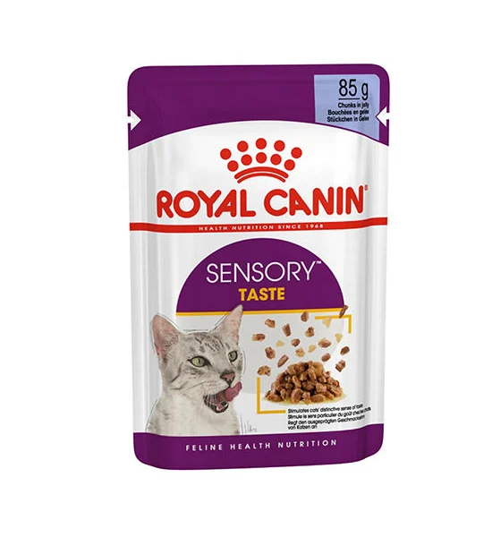 ROYAL CANIN Sensory Taste Pouch Jelly for Adult Cats 85 g Оригинал