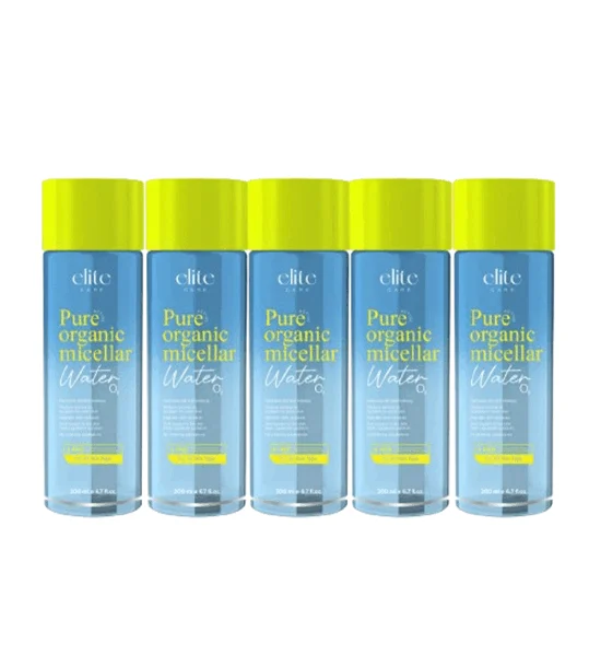 Elite Care Pure Active Organic Micellar O2 Cleansing Water 200mlx5 Оригинал