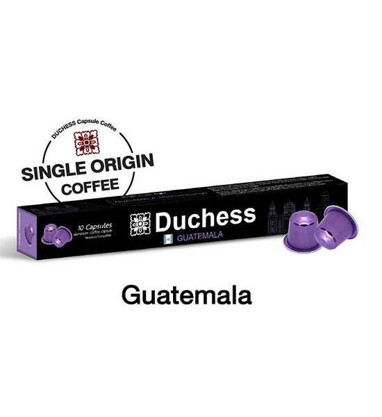 DUCHESS Capsule coffee Guatemala( 1 Box 10 Capsule )(Nespresso compatible) CO3304 Оригинал