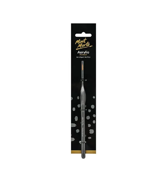 Mont Marte MONT MARTE พู่กันสีอะคริลิค รุ่น Taklon Liner เบอร์ 1 Оригинал