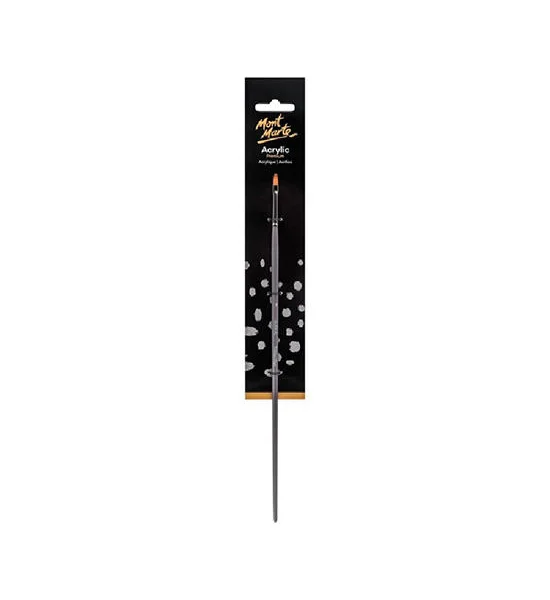 Mont Marte MONT MARTE พู่กันสีอะคริลิค รุ่น Taklon Flat Long เบอร์ 2 Оригинал