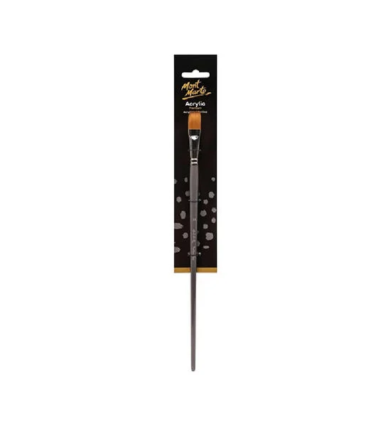 Mont Marte MONT MARTE พู่กันสีอะคริลิค รุ่น Taklon Flat Long เบอร์ 16 Оригинал