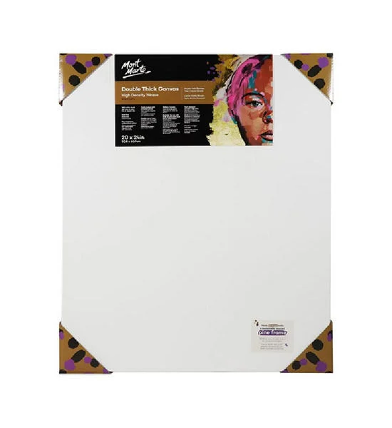 Mont Marte MONT MARTE เฟรมผ้าใบ รุ่น Double Thick (D.T.) สีขาว ขนาด 50.8x60.9 ซม. Оригинал