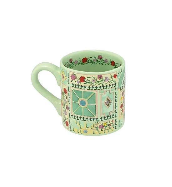 Cath Kidston Cream Shortie Mug Down the Garden Path Оригинал