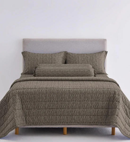 ELLE DECOR COMF&BEDSET : PARIS SIMPLICITE (6EA) 6F - PALMIER Brown Оригинал
