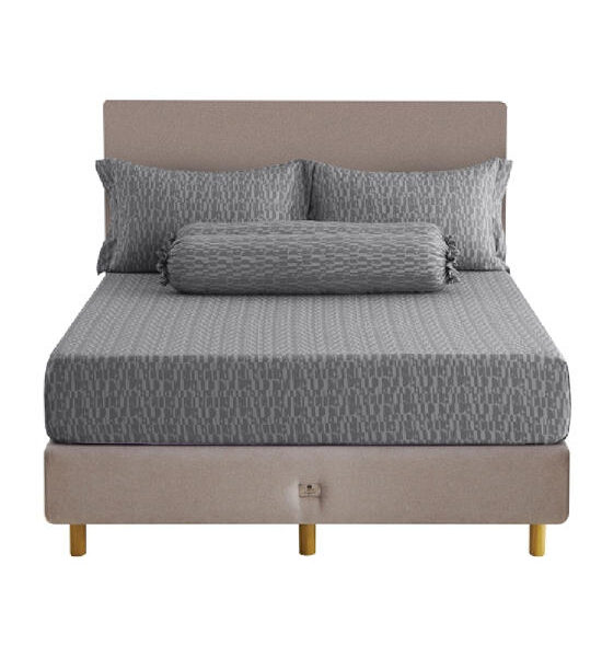 ELLE DECOR BEDSET : PARIS SIMPLICITE (5EA) 5F - CANELÉ Deep Grey Оригинал