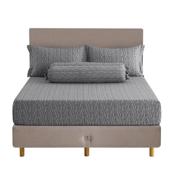 ELLE DECOR BEDSET : PARIS SIMPLICITE (5EA) 5F - CANELÉ Deep Grey Оригинал