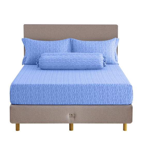 ELLE DECOR BEDSET : PARIS SIMPLICITE (5EA) 5F - MACARONS Blue Оригинал