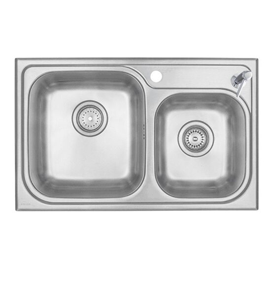 KOHLER MARCATO Large/Medium Self-Rimming Kitchen Sink K-3676X-2KD-NA Оригинал