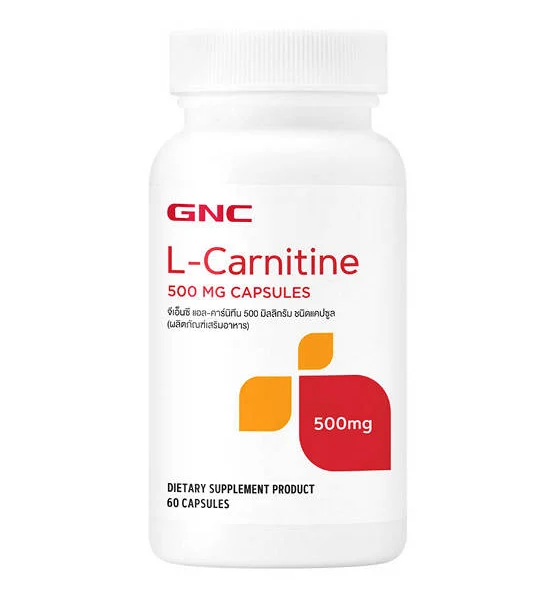 GNC L-Carnitine 500mg 60 Capsules Оригинал
