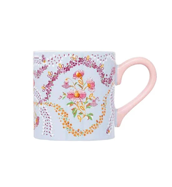 Cath Kidston LILAC SHORTIE MUG AFFINITY FLOWERS Оригинал