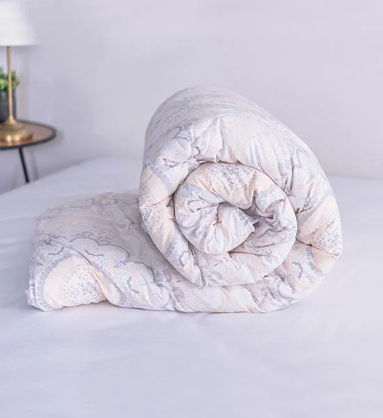 LUCKY MATTRESS Duvet Micro Touch Flower Style 5 Ft. 74 X 90 Inches (188X228 cm.) MD 027 Pink Оригинал